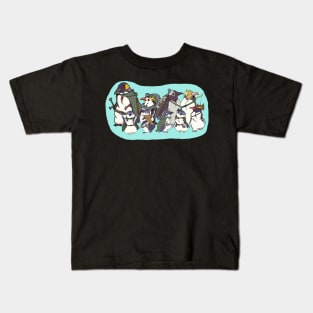 The fellowship of the ping wings Kids T-Shirt